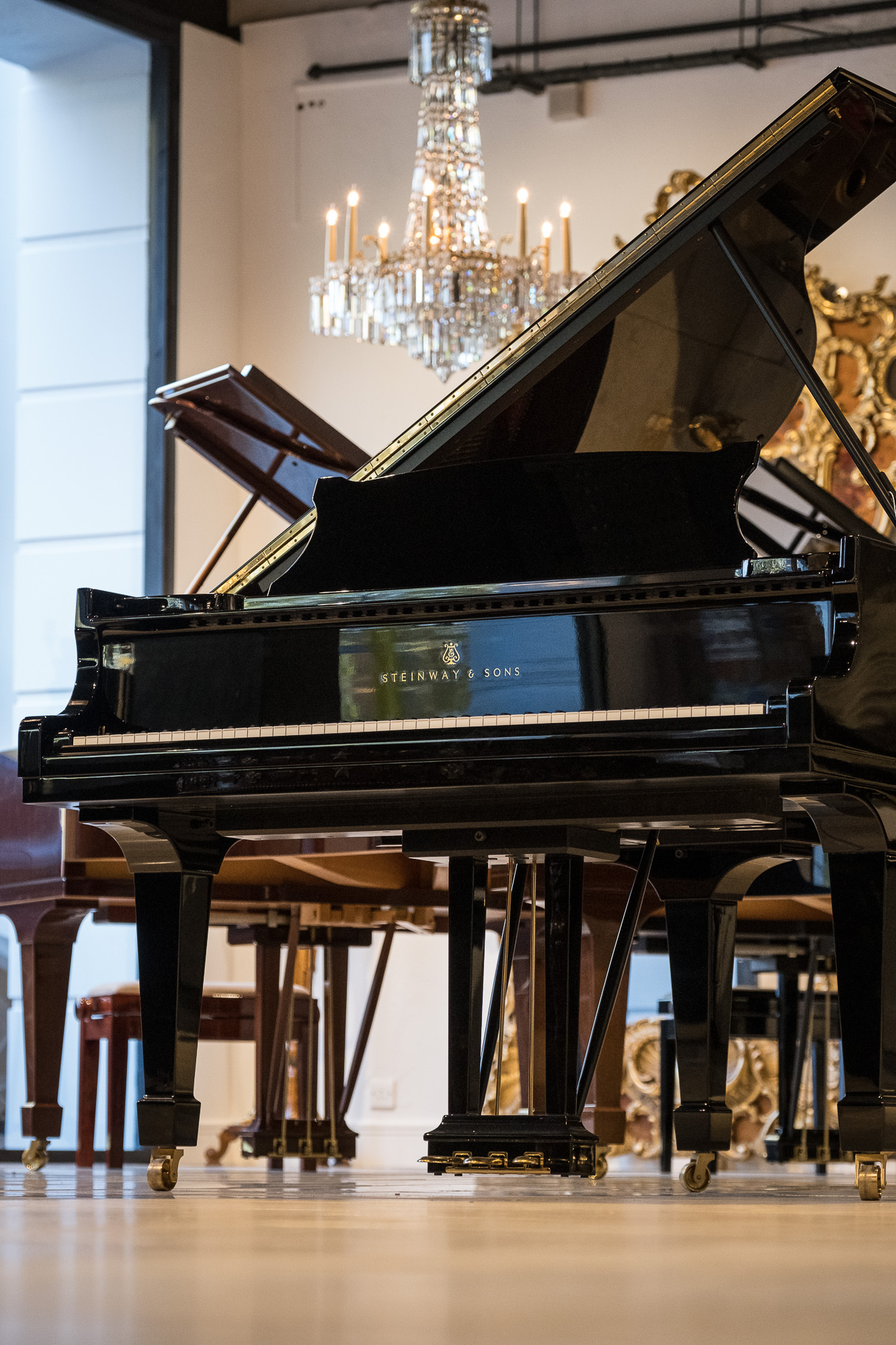 Steinway piano at Coach House, London