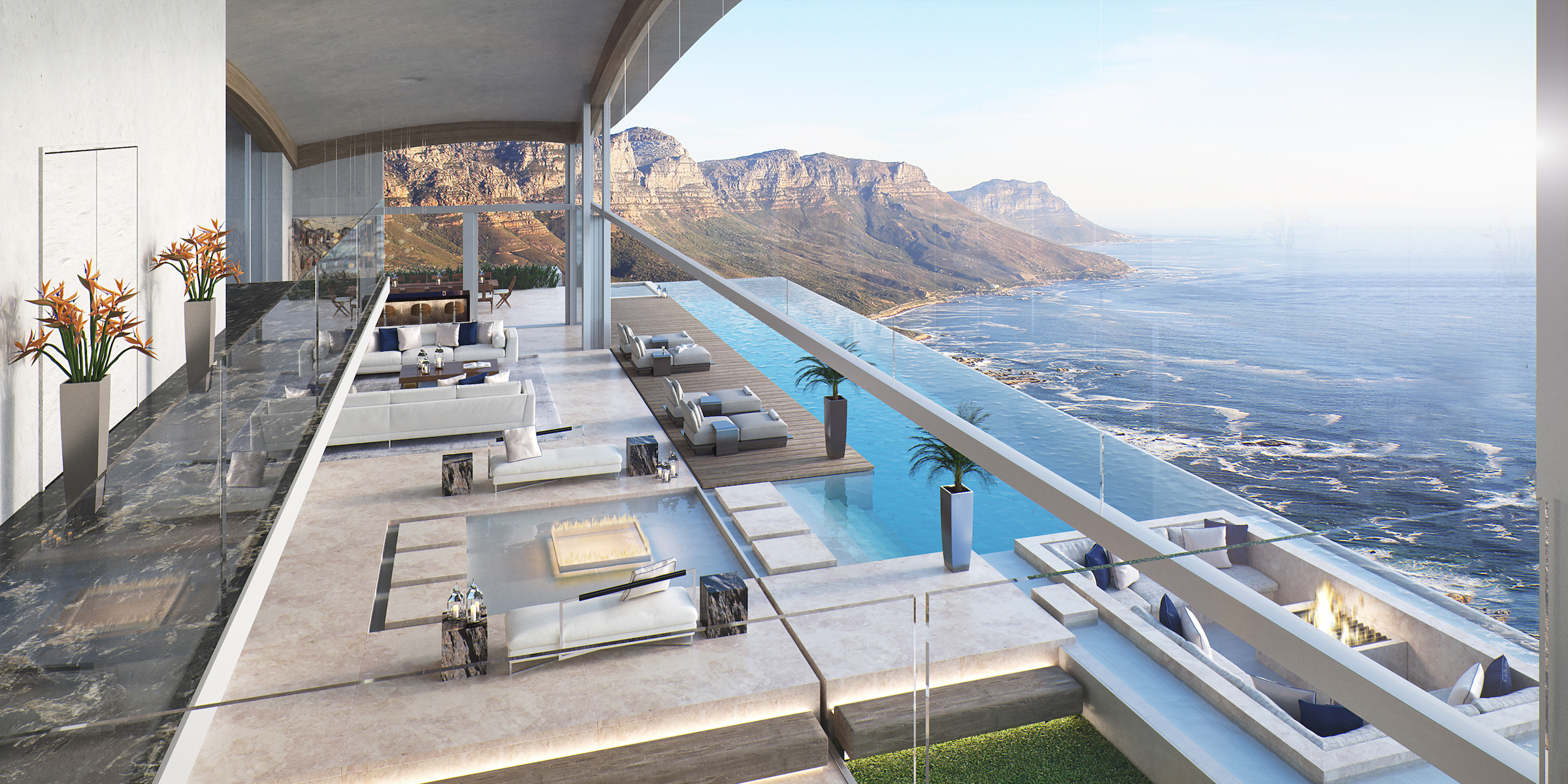 A villa in Cape Town designed by Katharine Pooley, one of the world's top interior designers
