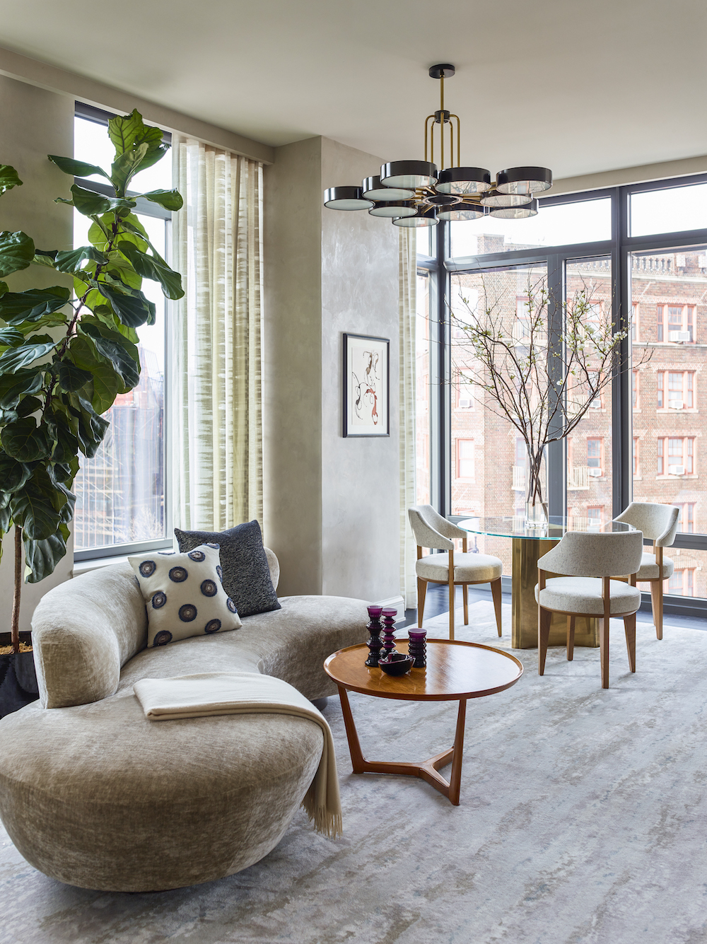 A West Village apartment interior with design by Gideon Mendelson in Effect Magazine