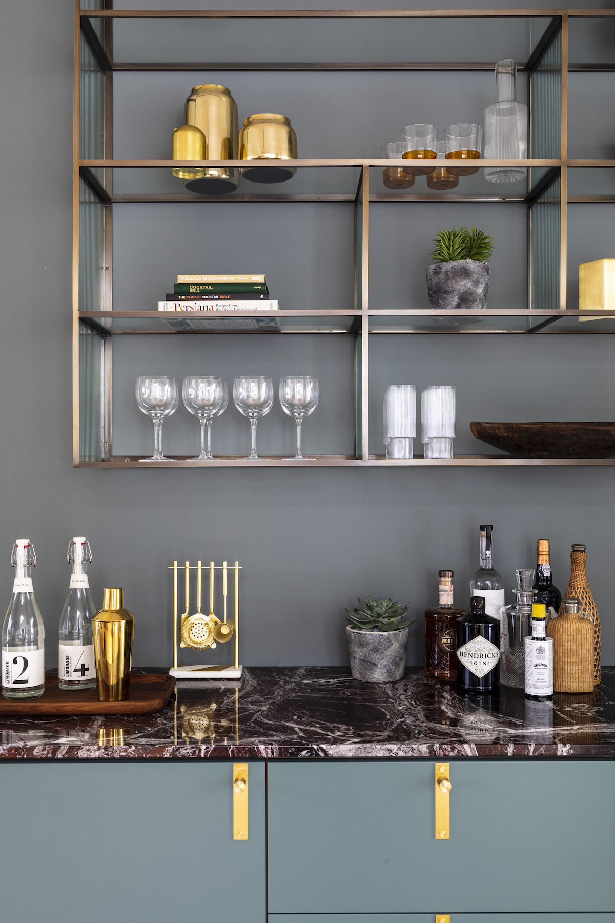 Home bar by Kitesgrove interior design consultancy in Effect Magazine