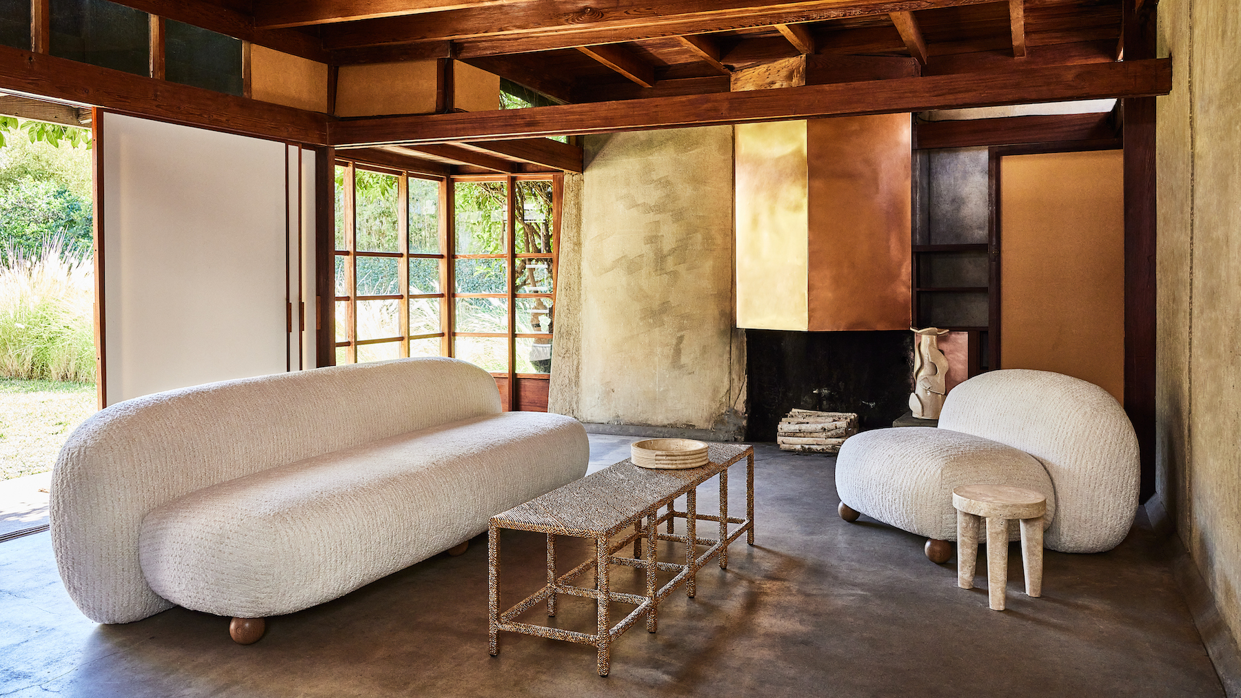 Morro sofa designed by interior designer Kelly Wearstler in Effect Magazine