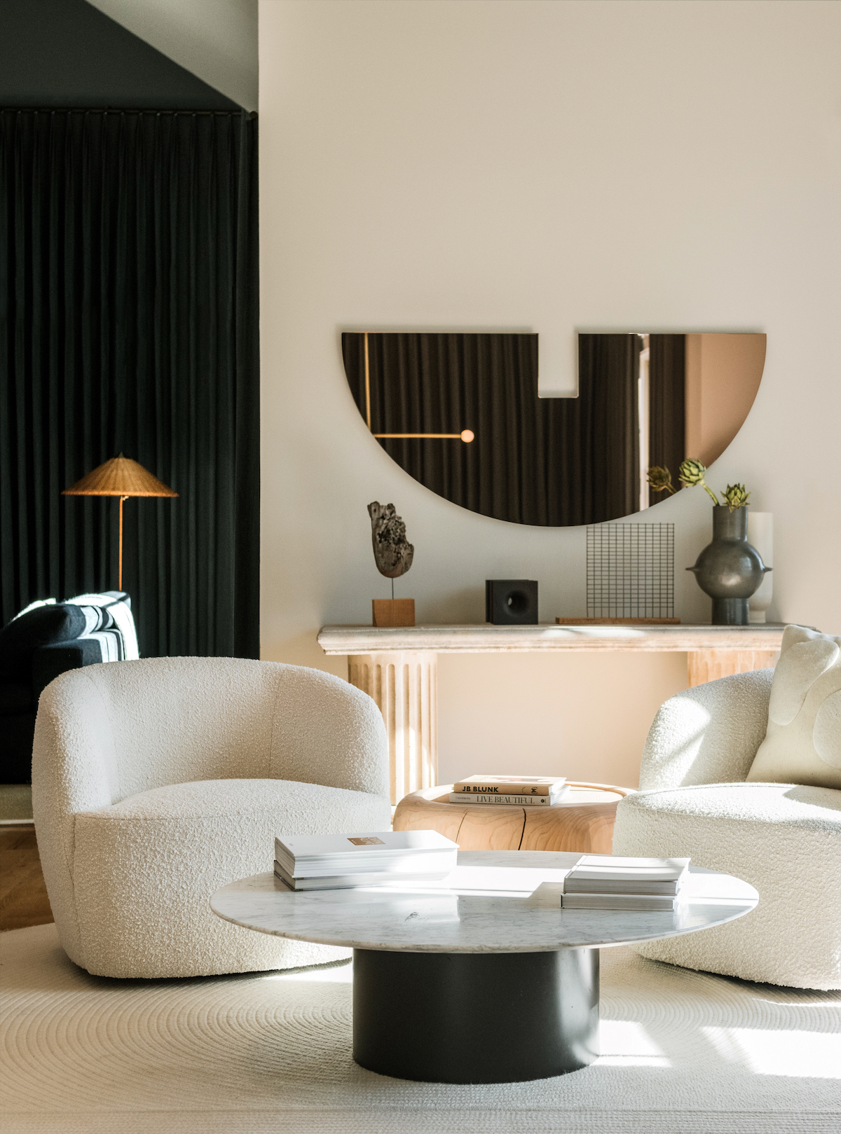 Living room interior designed by Studio AHEAD in Effect Magazine
