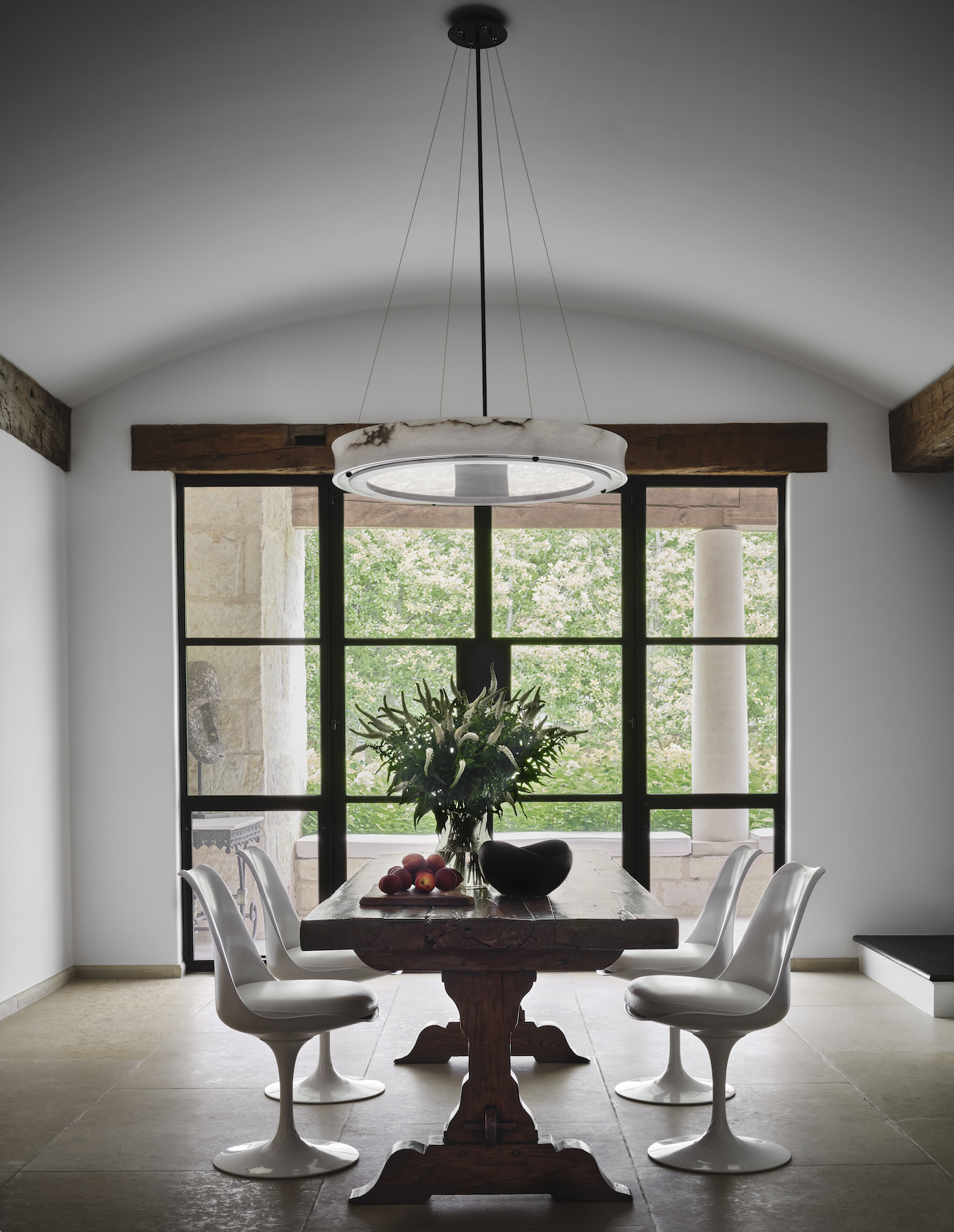 Dining area of a house interior designed by Chad Dorsey in Effect Magazine