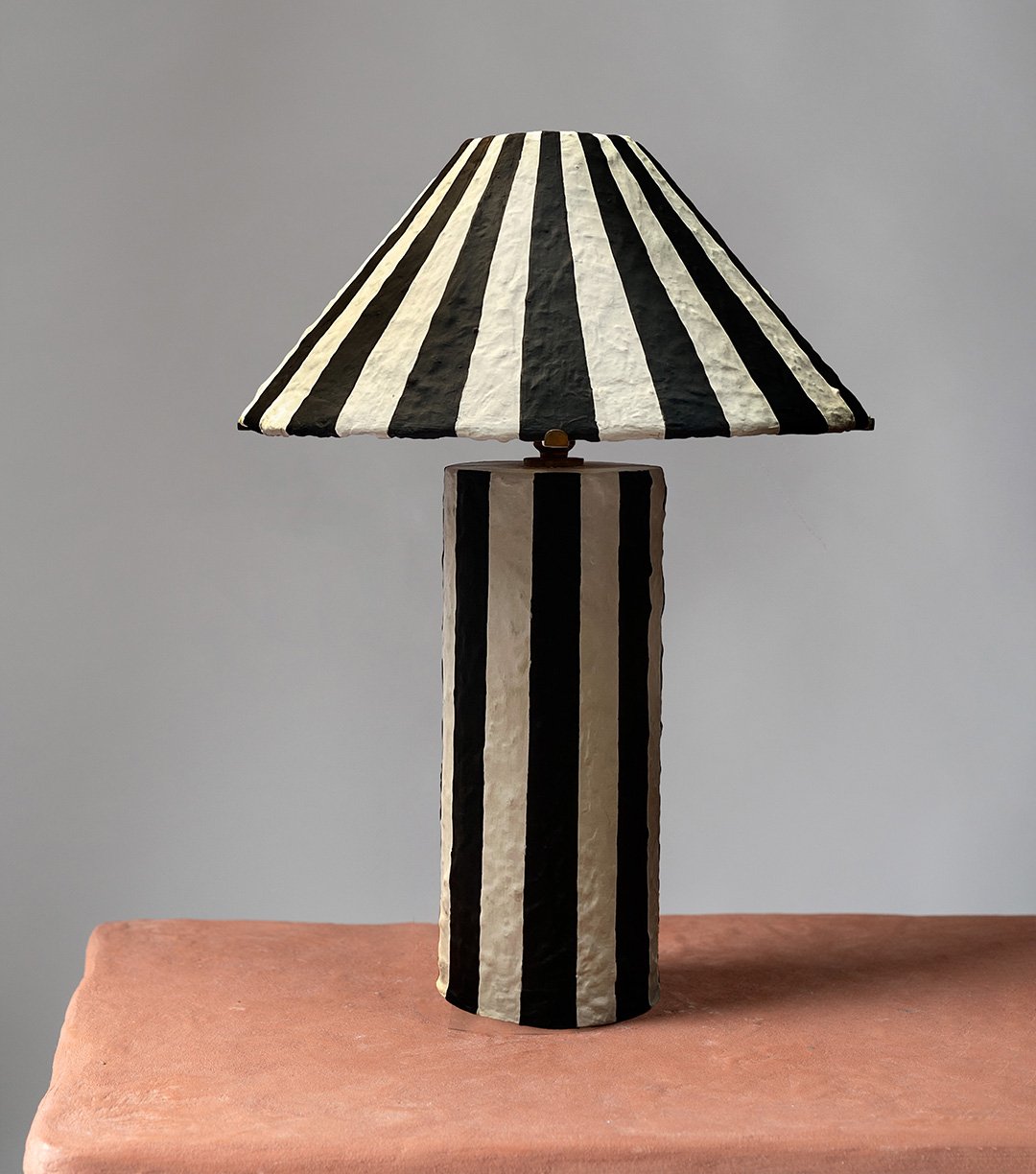 Striped Lamp designed by the Ravi Vazirani Design Studio in Effect Magazine