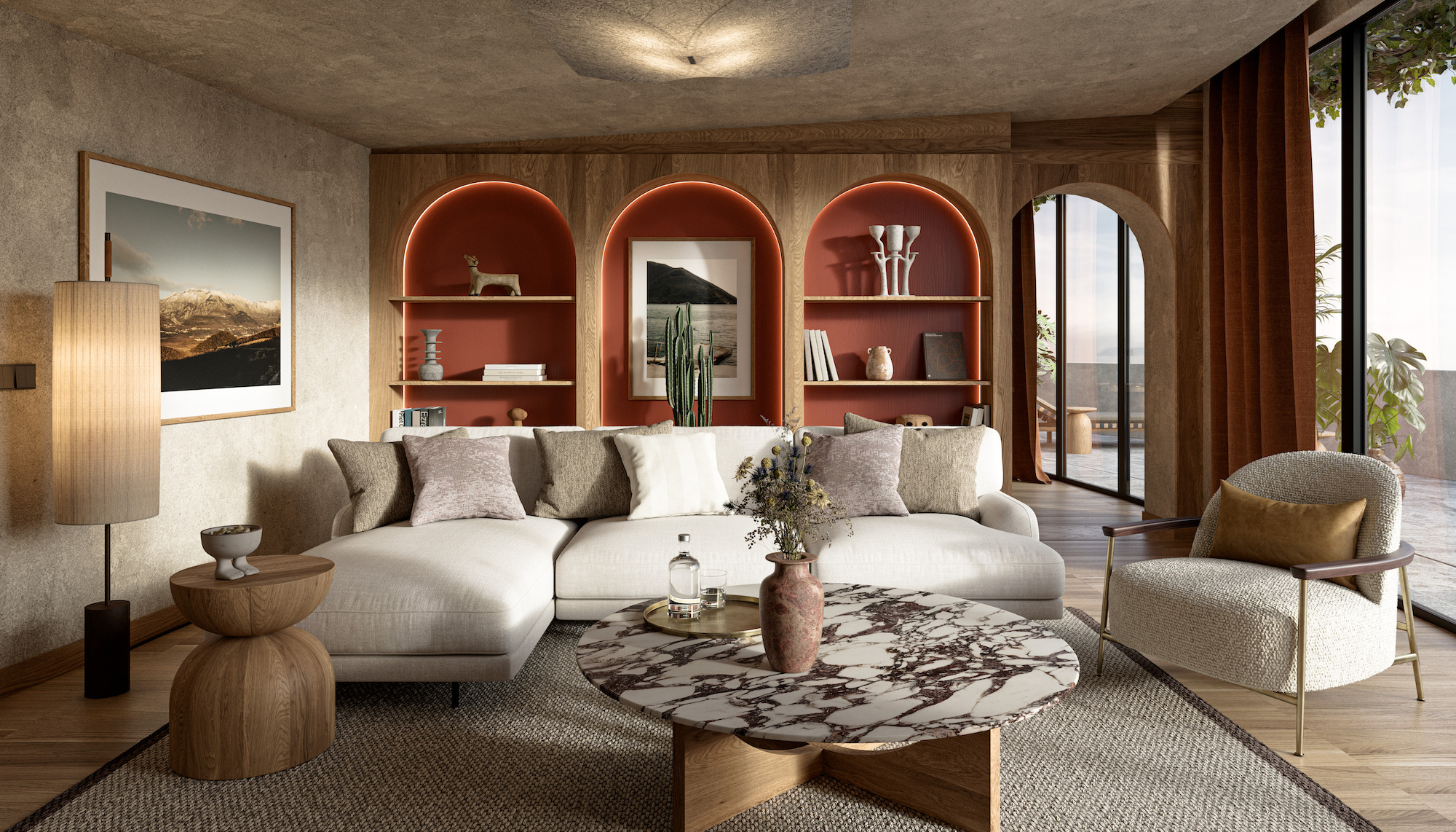 Arches are a recurring feature throughout Mamula, as are natural materials, Balkan crafts and artisanal furnishings - Effect Magazine