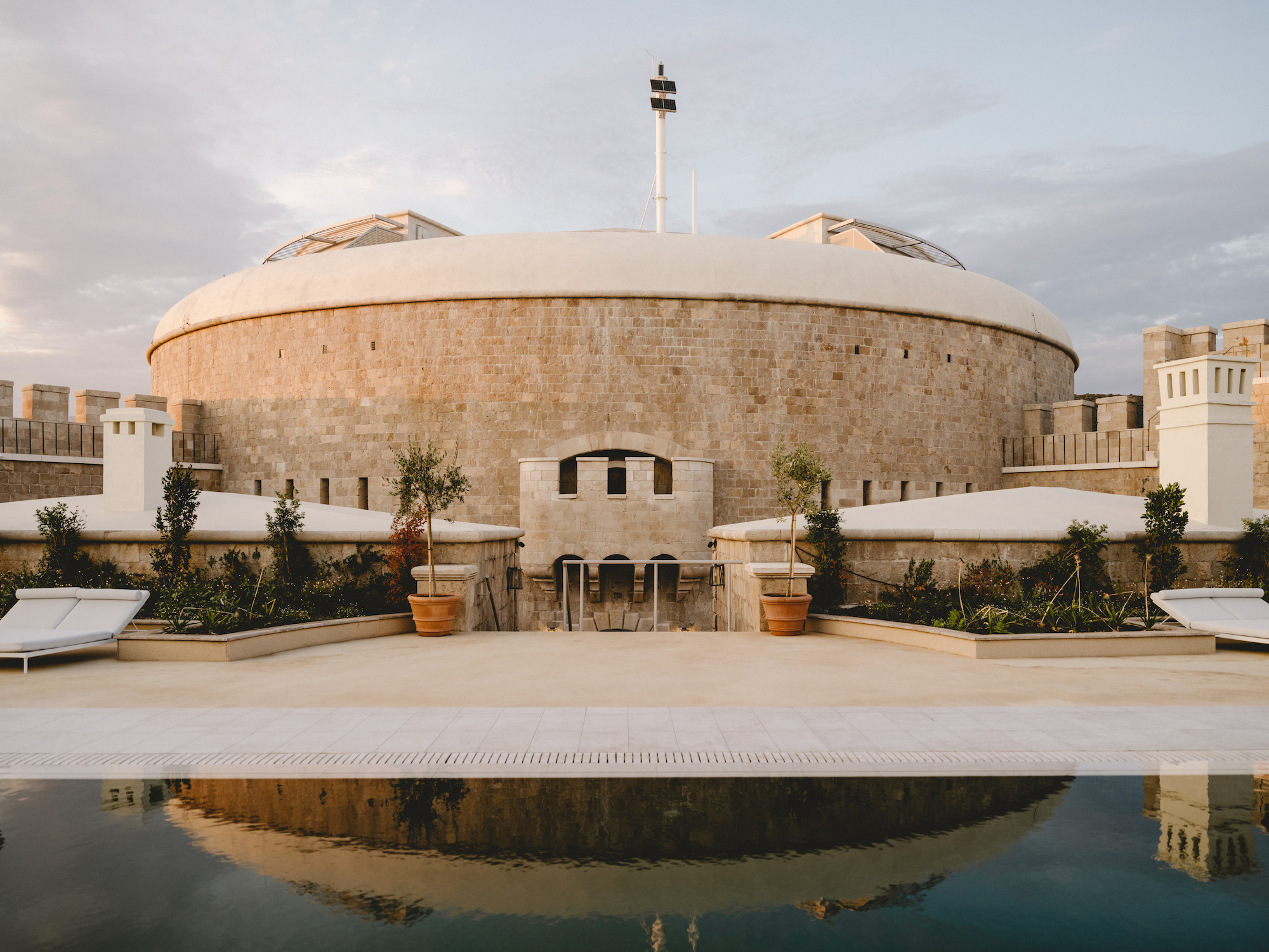 Mamula Island hotel is a former fortress dating from the 1850s, and has been restored from its former derelict state into a luxurious escape by architecture firm MCM London and interior designer Piotr Wisniewski of Berlin’s weStudio - Effect Magazine
