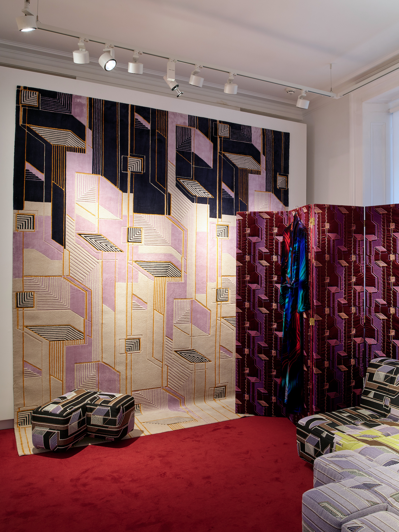 fabrics by Peter Pilotto and Christopher de Vos at London Design Festival 2023 in Effect Magazine