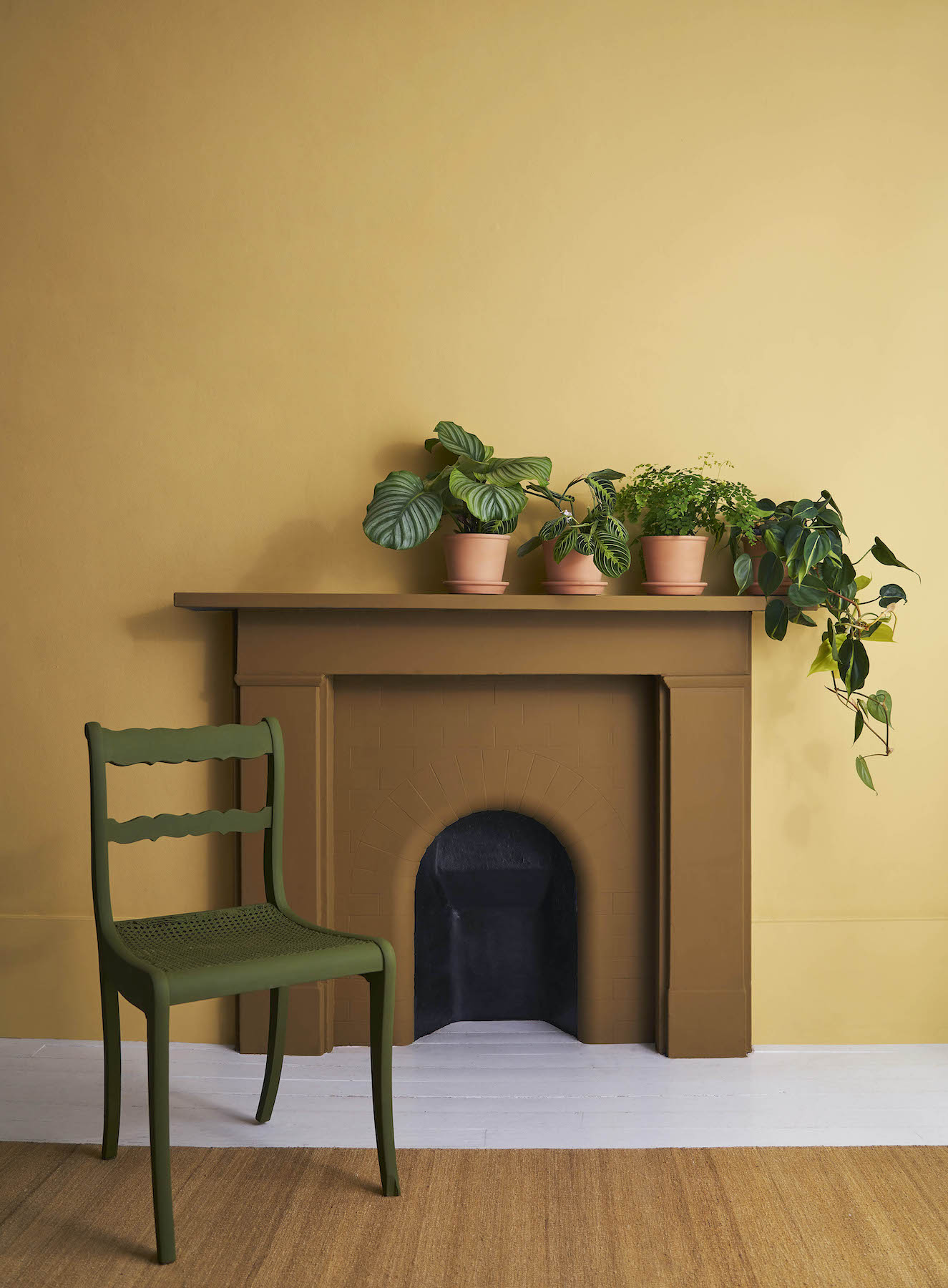 Striking yellow colour by paint brand Graphenstone - Winter Interior Design Trends in Effect Magazine