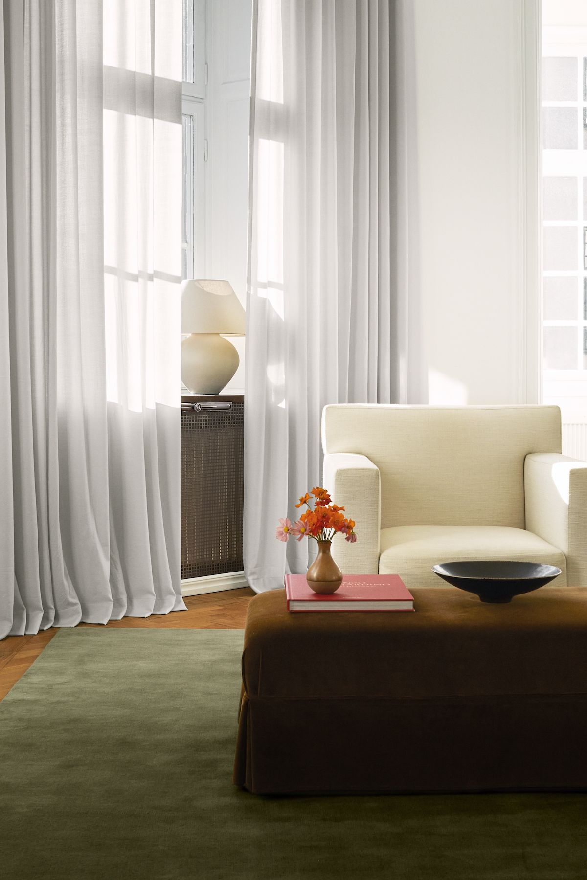 Swedish brand Nordic Knots have created curtains that keep rooms cosy while allowing soft filtered daylight to enter 