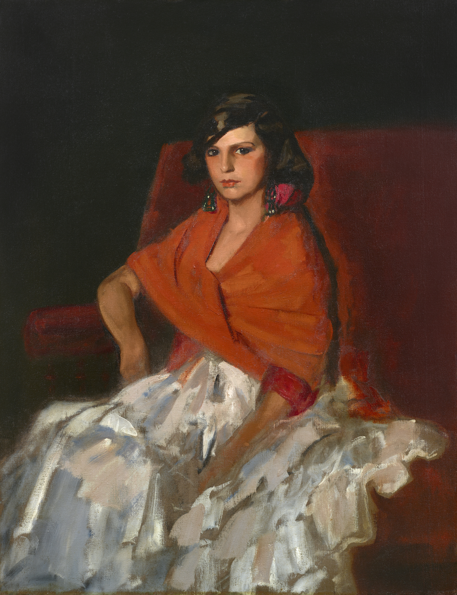 Dorita, 1924 by Robert Henri at Debra Force Fine Art at the 2024 New York Winter Show in Effect Magazine