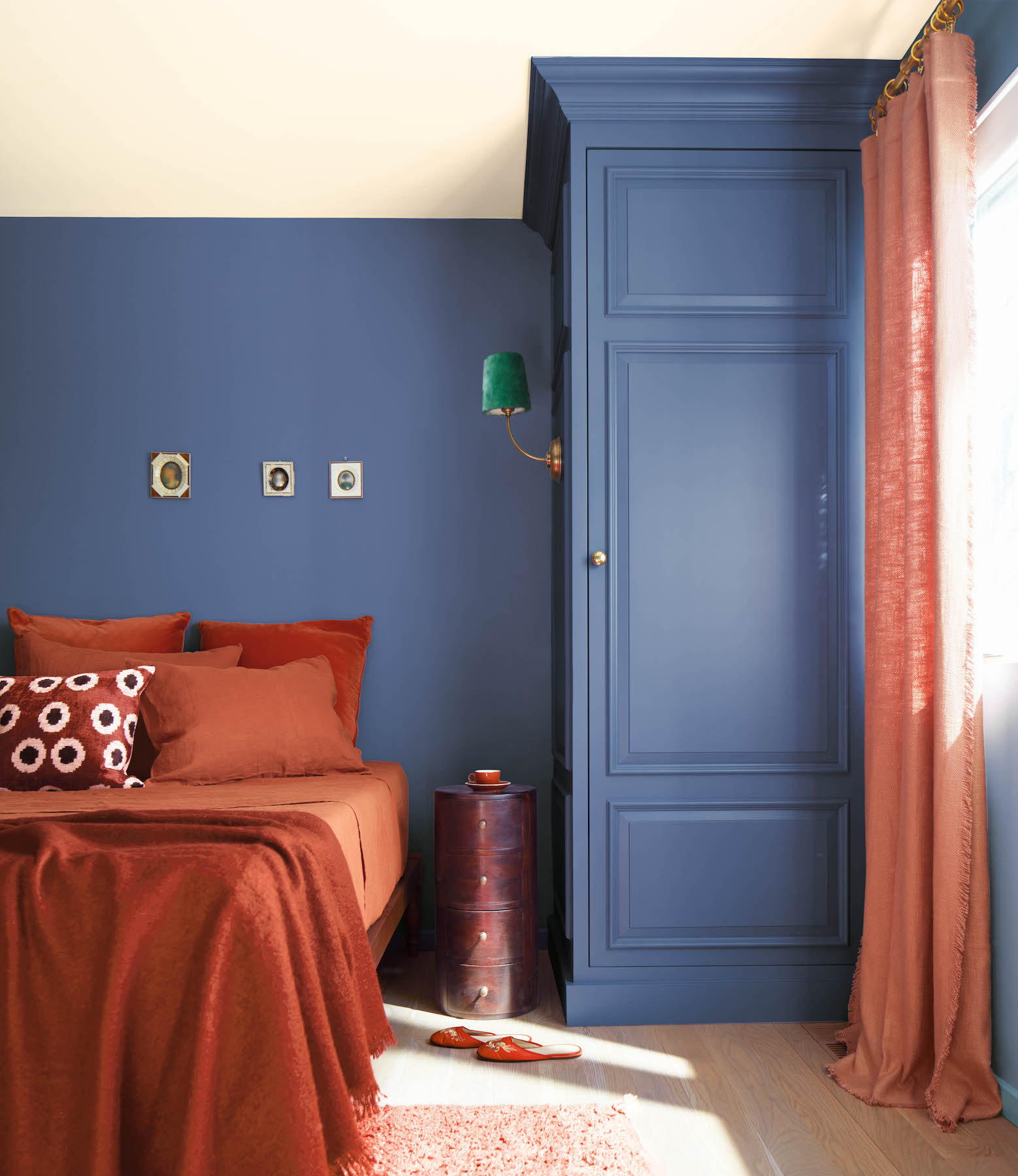 Blue shades for 2024 include Blue Nova 825 by Benjamin Moore